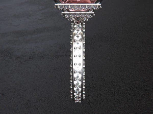 Diamond Solitaire Ring 3D file ready to Render and fix 3D Model