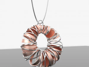 BIJOUX PENDENTIFS EN OR Modèle 3D