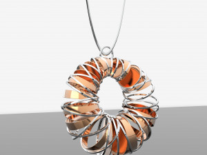 GOLD PENDANT JEWELRY 3D Модель