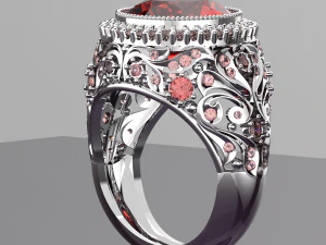 GRANDE ARQUIVO PRINCIPAL DE ANEL DE REALEZA DE DIAMANTE 3DM Modelo 3D