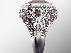 GRANDE ARQUIVO PRINCIPAL DE ANEL DE REALEZA DE DIAMANTE 3DM Modelo 3D