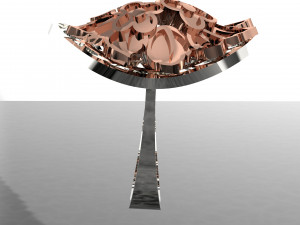 BIG flower assembled RING FILE 3DM AND KEYSHOT FILE 3D Модель