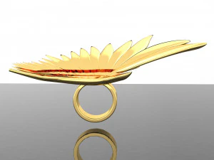 エンジェルウィングビッグリングレンダリング 3Dモデル