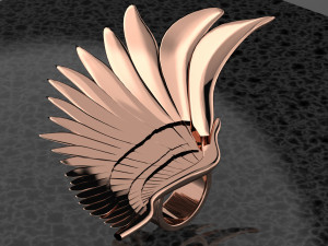 ANGEL WING BIG RING RENDERING 3D Model