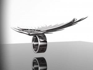 ANGEL WING BIG RING RENDERING 3D Model