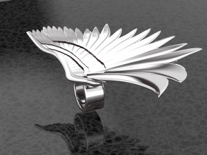 ANGEL WING BIG RING RENDERING 3D Model
