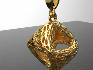 GEOMETRIC PENDANT JEWELRY FILE OBJ AND KEYSHOT FILE Modèle 3D