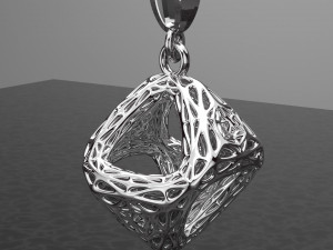 GEOMETRIC PENDANT JEWELRY FILE OBJ AND KEYSHOT FILE Modèle 3D