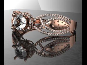 ROYALTY DIAMOND GOLD 18K BRACELET 3D Model