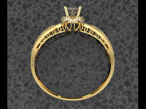 ROYALTY DIAMOND GOLD 18K BRACELET 3D Model