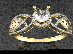 ROYALTY DIAMOND GOLD 18K BRACELET 3D Model