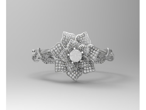 BLOSSOM RADIANCE DIAMOND BRACELET 3Dモデル