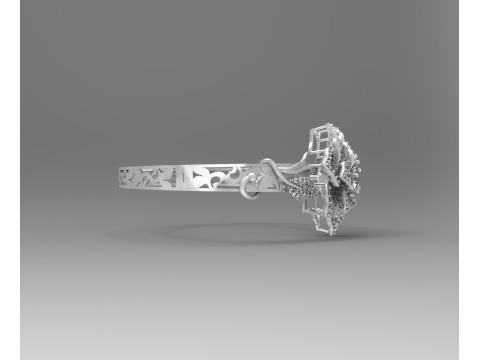 BLOSSOM RADIANCE DIAMOND BRACELET 3Dモデル