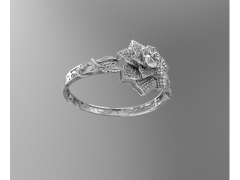 BLOSSOM RADIANCE DIAMOND BRACELET 3Dモデル