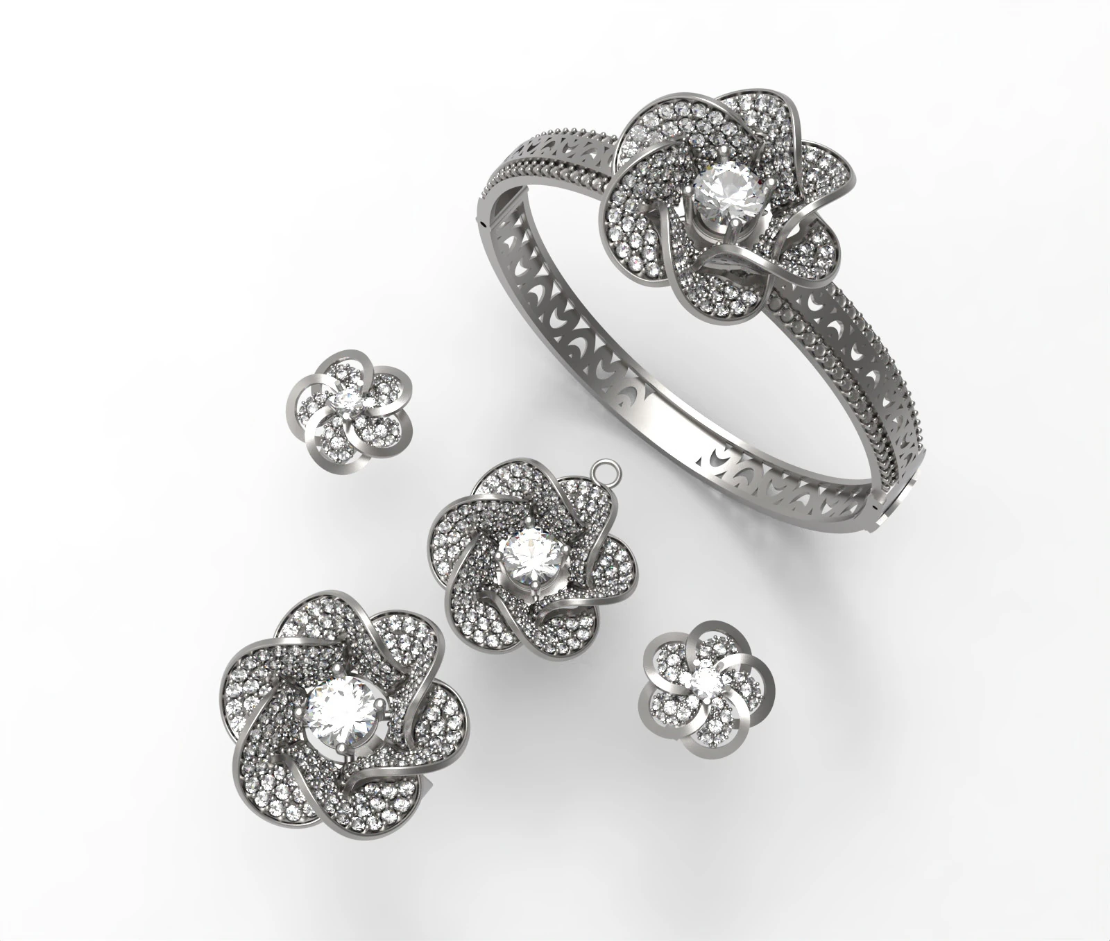 ETERNAL BLOOM COLLECTION 3D Model .c4d .max .obj .3ds .fbx .stl .blend 