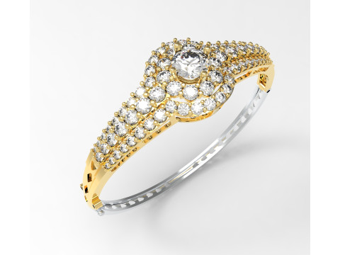 THE LUSTROUS HALO BRACELET 3D Model