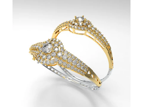 DAS GL&Auml;NZENDE HALO-ARMBAND 3D Modell