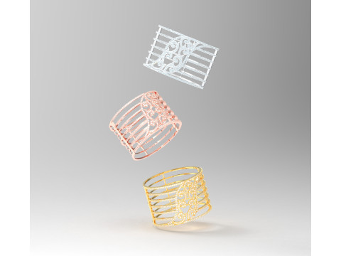 ETERNA GRACE CUFF BRACELETS 3D Model