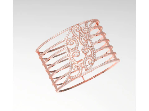 ETERNA GRACE CUFF BRACELETS 3D Model