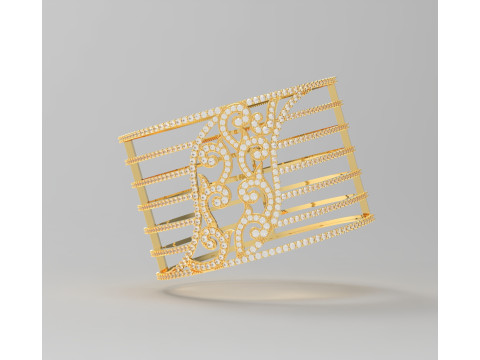 ETERNA GRACE CUFF BRACELETS Modelo 3D