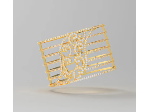 ETERNA GRACE CUFF BRACELETS 3D Model