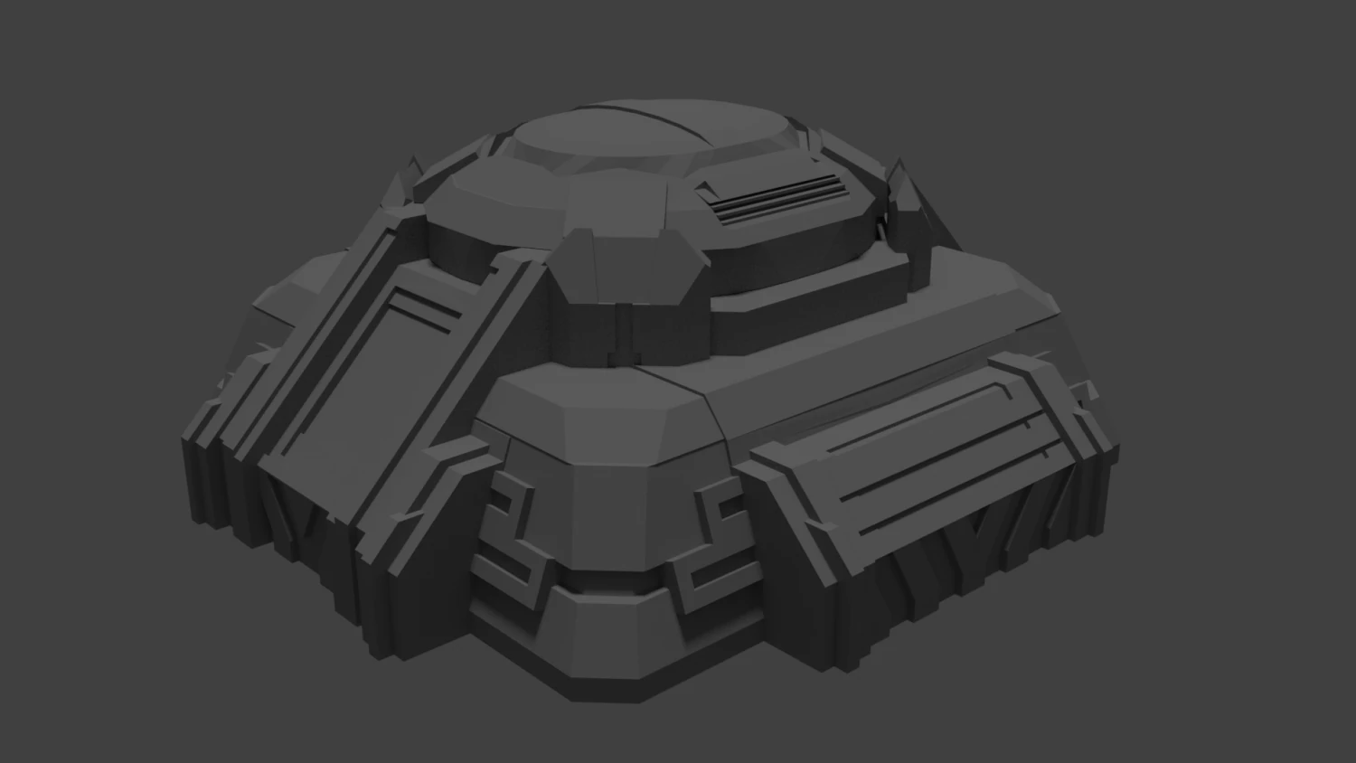 terran bunker 3d print model assembly model 3D Print Model .c4d .max .obj .3ds .fbx .stl .blend 
