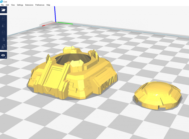 Download terran bunker 3d print model assembly model 3D Model