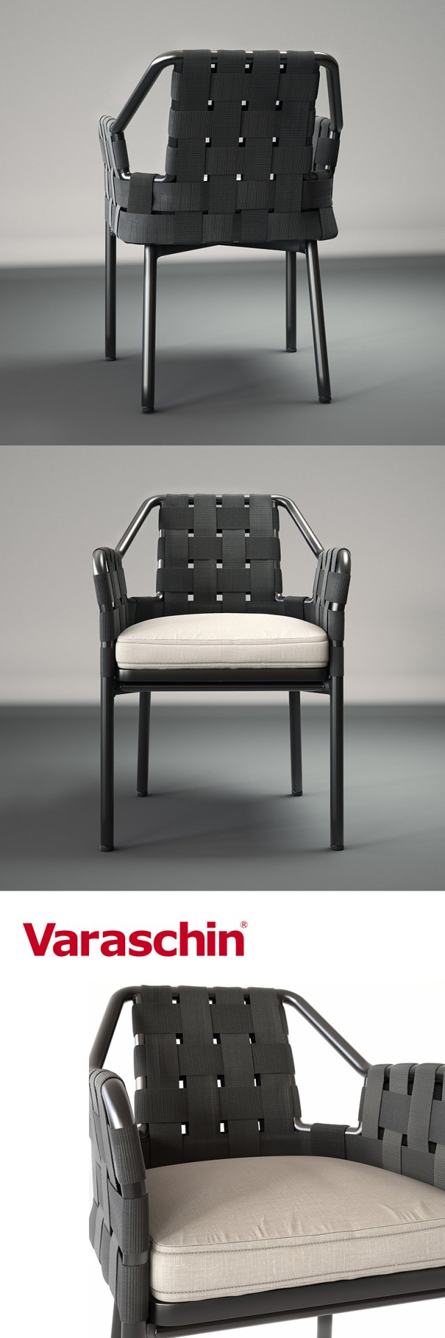 varaschin obi chair 3D Model .c4d .max .obj .3ds .fbx .stl .blend 