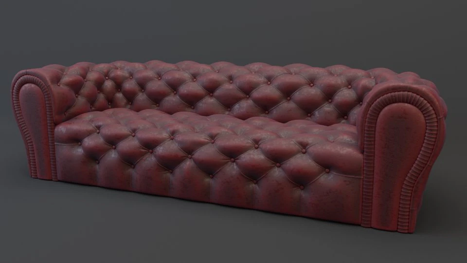epoque sofa 3D Model .c4d .max .obj .3ds .fbx .stl .blend 