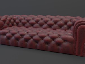 epoque sofa Modèle 3D