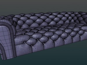 epoque sofa 3D 模型