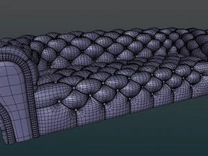 epoque sofa 3D Model