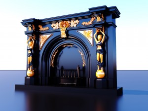 fireplace Modelo 3D