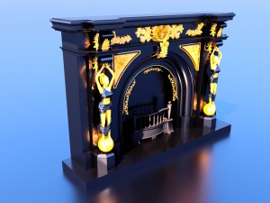fireplace Modelo 3D