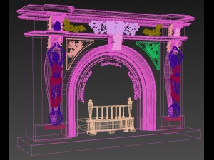 fireplace Modelo 3D