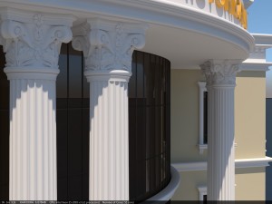 museum building Modello 3D