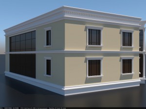 museum building Modello 3D