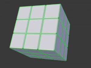 rubiks cube 3D Model
