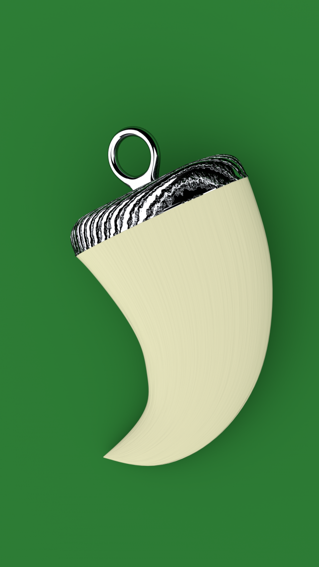 pendant claw 3D Model .c4d .max .obj .3ds .fbx .stl .blend 