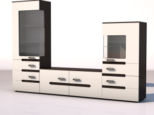 furniture wall vegas 3D Model
