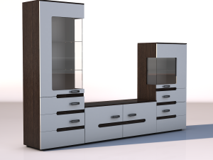 furniture wall vegas Modelo 3D