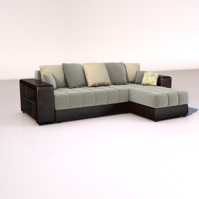 corner sofa dubai 3D Model .c4d .max .obj .3ds .fbx .stl .blend 