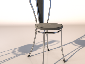 a set of desk and chair 3D Model