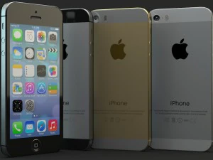 iphone 5s low poly game ready 3D Model