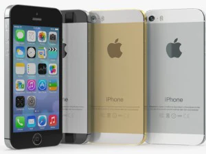 iphone 5s low poly game ready 3D Model