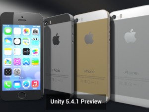iphone 5s low poly game ready Modello 3D