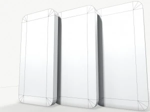 iphone 5s low poly game ready 3D Model