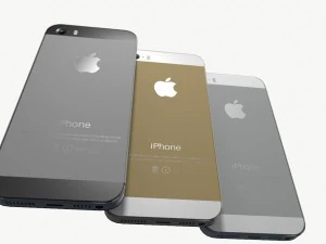 iphone 5s low poly game ready 3D Model