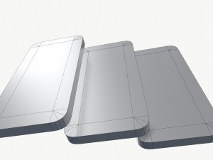 iphone 5s low poly game ready Modello 3D