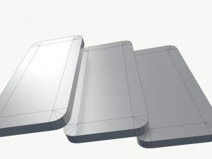 iphone 5s low poly game ready 3D Model